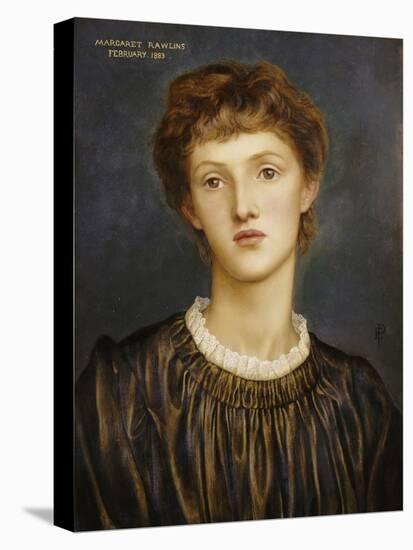 Portrait of Margaret Rawlins, 1883-Evelyn De Morgan-Stretched Canvas