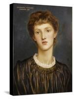 Portrait of Margaret Rawlins, 1883-Evelyn De Morgan-Stretched Canvas