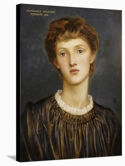 Portrait of Margaret Rawlins, 1883-Evelyn De Morgan-Stretched Canvas