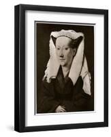 Portrait of Margaret Van Eyck, 1927-Jan van Eyck-Framed Giclee Print