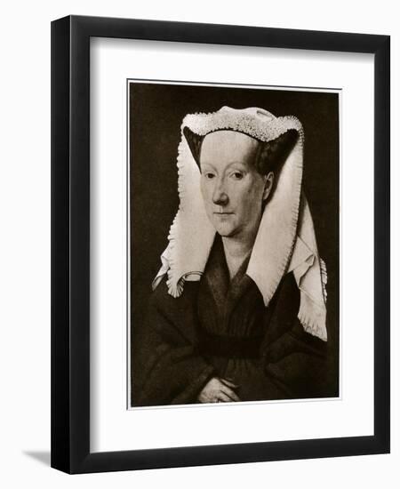 Portrait of Margaret Van Eyck, 1927-Jan van Eyck-Framed Giclee Print