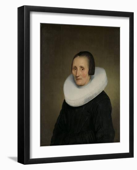 Portrait of Margaretha De Geer, Wife of Jacob Jacobsz. Trip-Jacob Gerritsz Cuyp-Framed Art Print