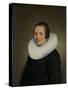 Portrait of Margaretha De Geer, Wife of Jacob Jacobsz. Trip-Jacob Gerritsz Cuyp-Stretched Canvas