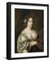 Portrait of Margaretha Godin (D.), Wife of the Artist-Caspar Netscher-Framed Art Print