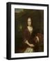 Portrait of Margaretha Nelis, Second Wife of Casparus Commelin-David van der Plas-Framed Art Print