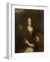 Portrait of Margaretha Nelis, Second Wife of Casparus Commelin-David van der Plas-Framed Art Print