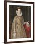 Portrait of Margherita of Savoy-Federico Zuccaro-Framed Giclee Print