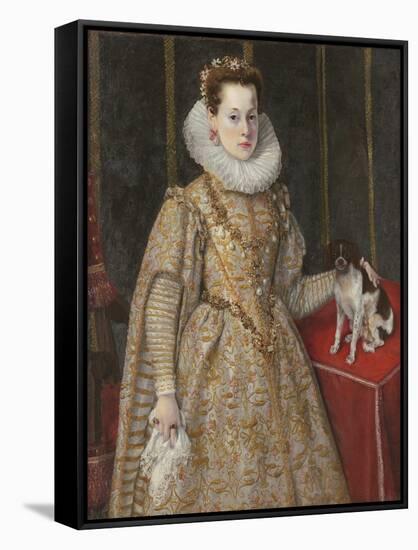 Portrait of Margherita of Savoy-Federico Zuccaro-Framed Stretched Canvas