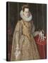Portrait of Margherita of Savoy-Federico Zuccaro-Stretched Canvas