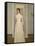 Portrait of Marguerite, the Sister of the Artist-Fernand Khnopff-Framed Stretched Canvas