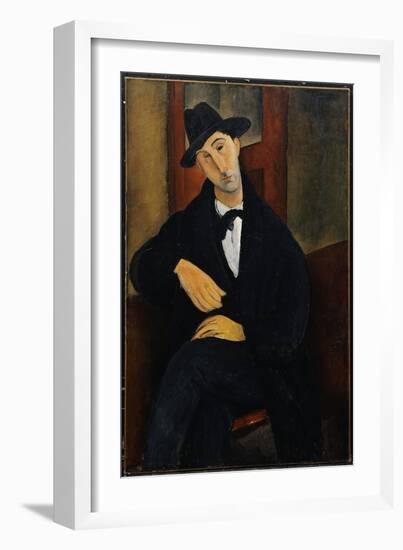 Portrait of Mari, 1919-20-Amedeo Modigliani-Framed Giclee Print