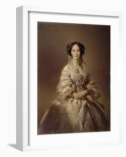 Portrait of Maria Alexandrovna (1824-188), Empress of Russia-Ivan Kosmich Makarov-Framed Giclee Print