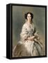 Portrait of Maria Alexandrovna, 1857-Franz Xaver Winterhalter-Framed Stretched Canvas