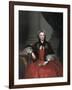 Portrait of Maria Amalia of Saxony, Queen Consort of Spain, Ca 1760-Anton Raphael Mengs-Framed Premium Giclee Print