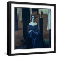 Portrait of Maria Anna De Lisi-Casorati Felice-Framed Giclee Print