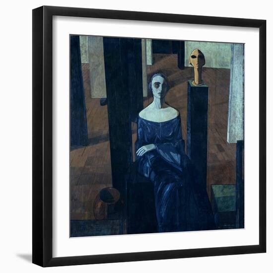 Portrait of Maria Anna De Lisi-Casorati Felice-Framed Giclee Print