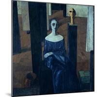 Portrait of Maria Anna De Lisi-Casorati Felice-Mounted Giclee Print