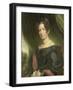 Portrait of Maria Antoinette Charlotte Sanderson, Wife of Johan Fraser-Charles Howard Hodges-Framed Art Print