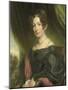 Portrait of Maria Antoinette Charlotte Sanderson, Wife of Johan Fraser-Charles Howard Hodges-Mounted Art Print