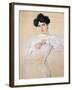 Portrait of Maria Botkina, 1905-Valentin Serov-Framed Giclee Print