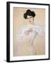 Portrait of Maria Botkina, 1905-Valentin Serov-Framed Giclee Print