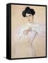 Portrait of Maria Botkina, 1905-Valentin Serov-Framed Stretched Canvas