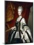 Portrait of Maria Carolina of Austria, Queen of Naples-Anton Raphael Mengs-Mounted Giclee Print