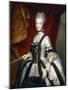 Portrait of Maria Carolina of Austria, Queen of Naples-Anton Raphael Mengs-Mounted Giclee Print