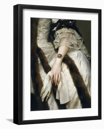 Portrait of Maria Carolina of Austria, Queen of Naples-Anton Raphael Mengs-Framed Giclee Print