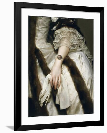 Portrait of Maria Carolina of Austria, Queen of Naples-Anton Raphael Mengs-Framed Premium Giclee Print