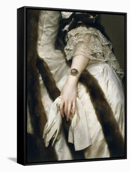 Portrait of Maria Carolina of Austria, Queen of Naples-Anton Raphael Mengs-Framed Stretched Canvas