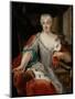 Portrait of Maria Clementina Sobieska (1702-173)-Pier Leone Ghezzi-Mounted Giclee Print