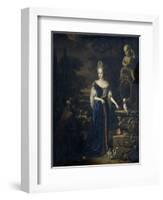 Portrait of Maria Cornelisz, Wife of Silvester Van Tongeren-Jan Weenix-Framed Art Print