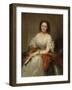 Portrait of Maria Countess Walewska (1786-181), 1859-Louis Edouard Dubufe-Framed Giclee Print