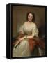 Portrait of Maria Countess Walewska (1786-181), 1859-Louis Edouard Dubufe-Framed Stretched Canvas
