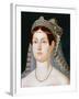 Portrait of Maria Cristina of Savoy-null-Framed Giclee Print