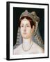 Portrait of Maria Cristina of Savoy-null-Framed Giclee Print