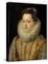 Portrait of Maria D'Aviz of Portugal-Frans Pourbus II-Stretched Canvas