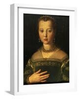 Portrait of Maria De' Medici, 1551-Agnolo Bronzino-Framed Giclee Print