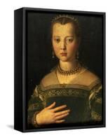 Portrait of Maria De' Medici, 1551-Agnolo Bronzino-Framed Stretched Canvas