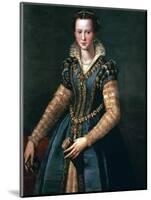 Portrait of Maria De Medici, 16th Century-Alessandro Allori-Mounted Giclee Print