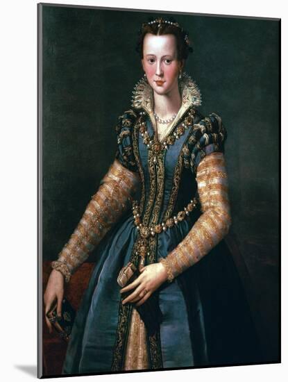 Portrait of Maria De Medici, 16th Century-Alessandro Allori-Mounted Giclee Print