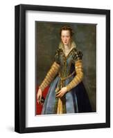 Portrait of Maria De' Medici, Ca 1555-Alessandro Allori-Framed Giclee Print