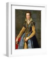 Portrait of Maria De' Medici, Ca 1555-Alessandro Allori-Framed Giclee Print