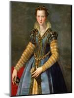 Portrait of Maria De' Medici, Ca 1555-Alessandro Allori-Mounted Giclee Print