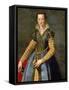 Portrait of Maria De' Medici, Ca 1555-Alessandro Allori-Framed Stretched Canvas