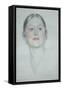 Portrait of Maria Dmitrievna Shostakovich, 1923-Boris Michaylovich Kustodiev-Framed Stretched Canvas