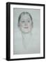 Portrait of Maria Dmitrievna Shostakovich, 1923-Boris Michaylovich Kustodiev-Framed Giclee Print
