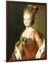 Portrait of Maria Fedorovna, Wife of Grand Duke Paul Petrovich (Future Tsar Paul I)-Alexander Roslin-Framed Giclee Print