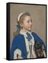 Portrait of Maria Frederike van Reede-Athlone at Seven Years of Age, 1755-Jean-Etienne Liotard-Framed Stretched Canvas